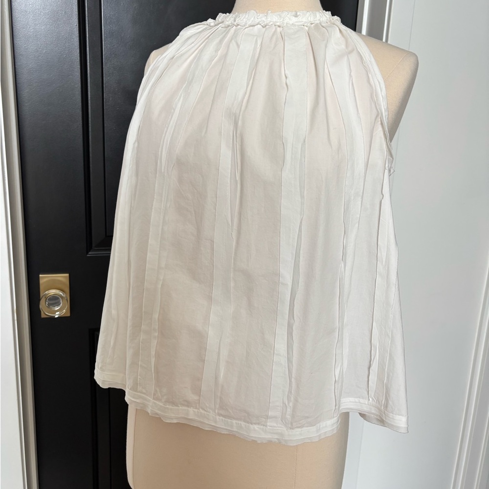 Ulla Johnson Ivory Ruffled Top